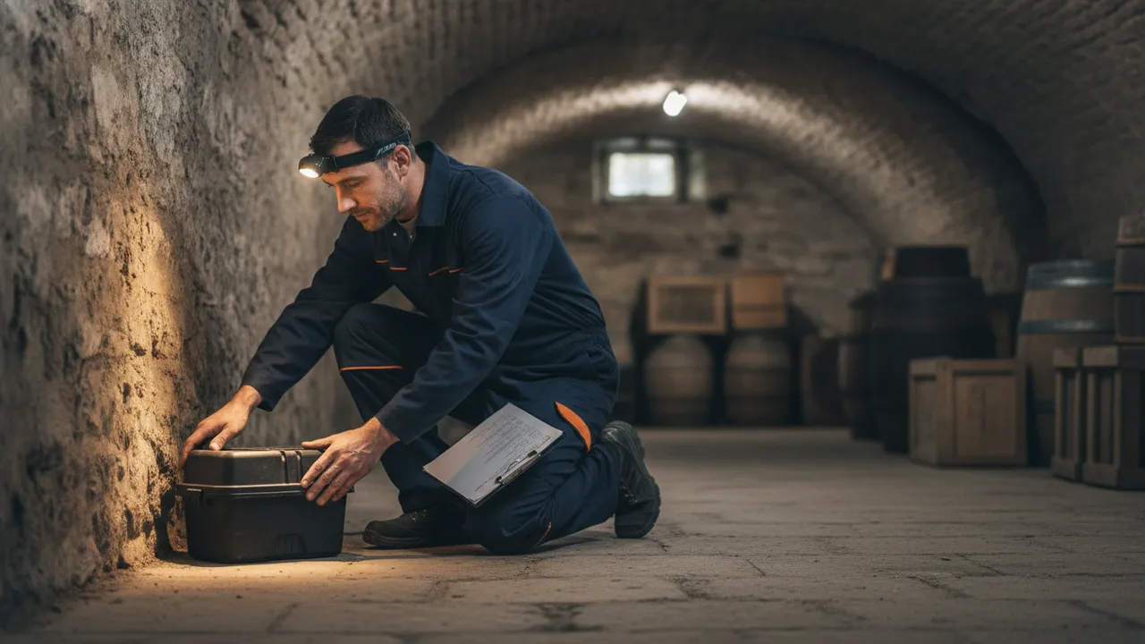 Intervention dératisation par un technicien professionnel