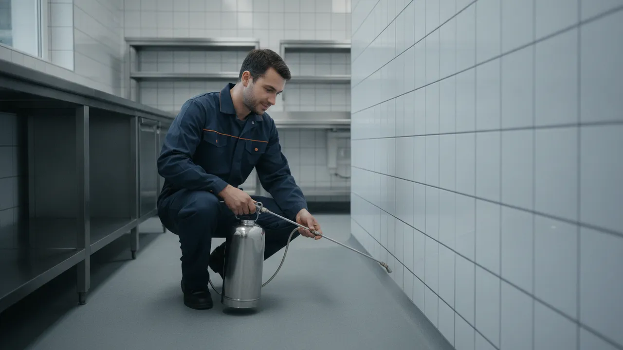 Intervention désinsectisation par un technicien professionnel