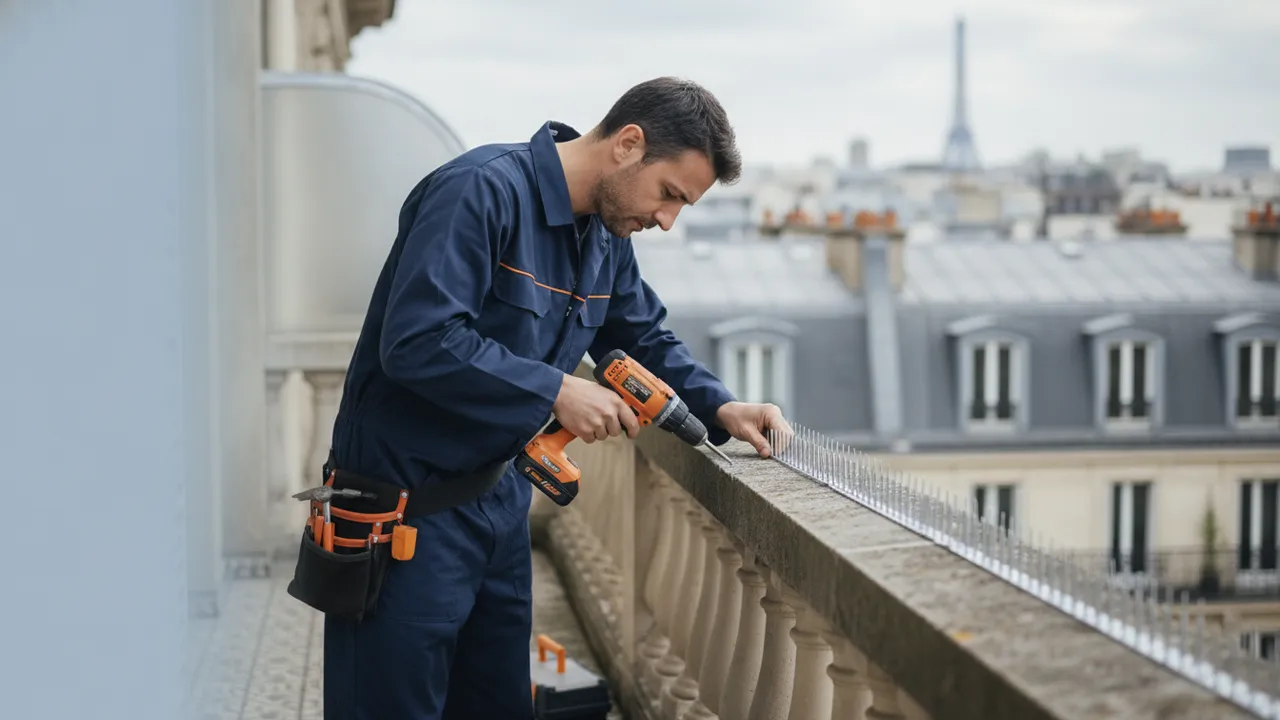 Intervention volatiles par un technicien professionnel